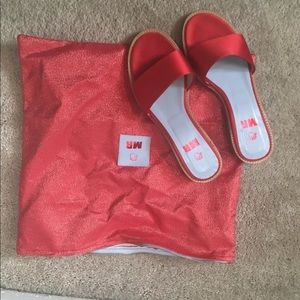 Slide Flat Sandals by MR by Man Repeller